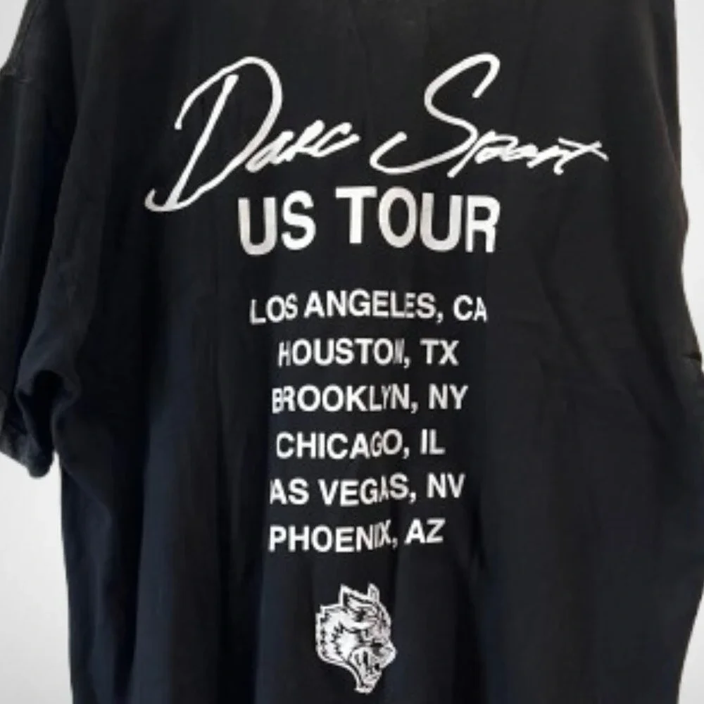 Darc Sport Wolves Memento Mori You Weren't There Black Graphic Streetwear‎ Large - Picture 6 of 6